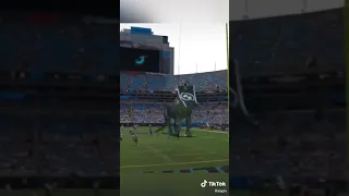 ESPN - The Panthers debuted their mixed-reality panther today 🔥 (via @panthers) #nfl #panthers