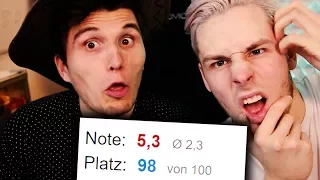 Paluten & Rewi machen den erste KLASSE SCHULTEST . .