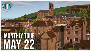 A Georgian Town Made From Dirt - Minecraft World Tour (May 2022)