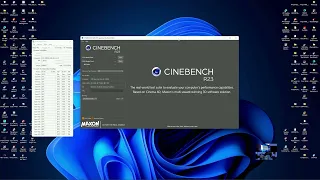 i9 13900K 5.8GHz ON A 360 AIO SCORE CINEBENCH R20 R22  AND CPU-Z