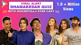 TRY NOT TO LAUGH: Akshay, Riteish & Housefull 4 co-stars’ HILARIOUS FIGHT | Quiz | Kriti | Bobby