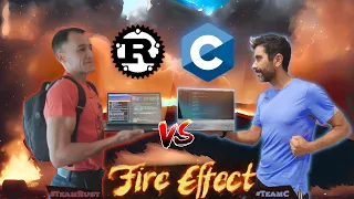 Rust vs C: Efecto de Fuego  |  El reto de la programación gráfica a mano