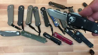 Chris Reeve and Microtech Knives!  Closed Sale.