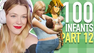 Can I Seduce LINK from Tears of the Kingdom in the Sims 4? | 100 BABY CHALLENGE SPEEDRUN | Part 12