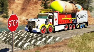 Trucks vs Speed Bumps #35 | BeamNG.DRIVE