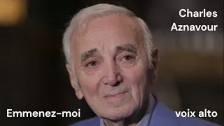 Aznavour - Emmenez moi - alto