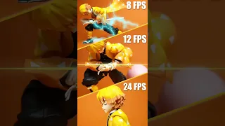 Thunder Breathing in 8 FPS vs 12 FPS vs 24 FPS