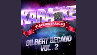 Les marchés de Provence (Karaoké Playback Instrumental) (Rendu célèbre par Gilbert Bécaud)