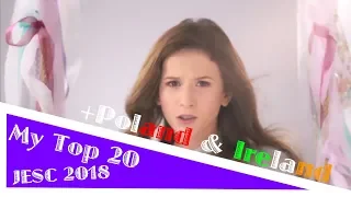 My Top 20 (before the show - with ratings) | Junior Eurovision 2018 (JESC 2018)