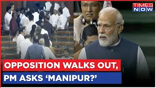 What About Manipur Discussion? PM Modi Asks Opposition As They Walk Out From Lok Sabha During Speech