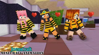 CAPTURED LOVE FROM BEE CREW | SUPER IDOL DANCE | JUST DANCE MEME | GOMY GOMY - Minecraft Animation