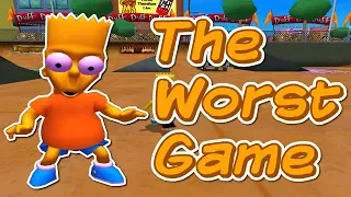 The Simpsons Skateboarding  - The WORST Video Game Ever Made