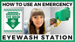 HOW TO USE AN EMERGENCY EYEWASH STATION | By Ally Safety