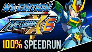 Mega Man X6: N´s Edition Hack! 100% No Damage Completion Run