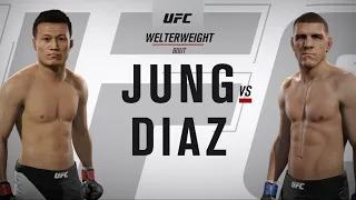 UFC Chan Sung Jung VS Nick Diaz Oppose the powerful bulldog!