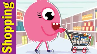 Shopping Song for Kids | Learn Food Names in English | Fun Kids English