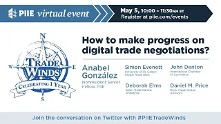 How to make progress on digital trade negotiations? (Set to private because live stream had issues.)