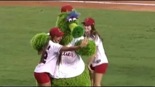 MLB Mascot and Fan Funny Interactions