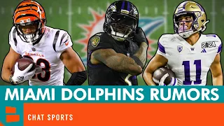 Dolphins Rumors On Odell Beckham, Tyler Boyd, DJ Chark, Jalen McMillan Interest & Drafting A QB