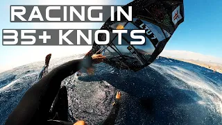 Slalom racing in up to 38 knots of wind - Vlog 47