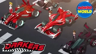 DRAKERS cars cartoon for kids | EP. 22 MISTERY AT THE CASTLE | Formula 1 Ferrari cartoon