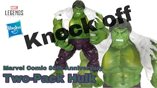 Action figure review - Knock off Hasbro Marvel Legends Comic 80th Anniversary Two-pack Hulk