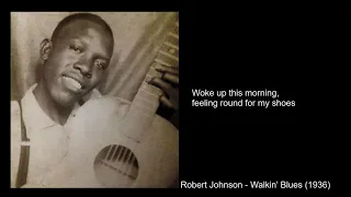 Son House, Robert Johnson, and Muddy Waters: Forms of "Walkin' Blues"