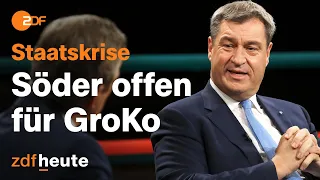 Markus Söder hält FDP und Grüne „nicht für regierungsfähig“ | Markus Lanz vom 22. November 2023