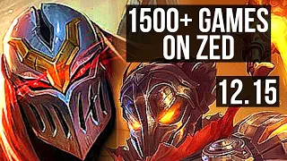 ZED vs VIKTOR (MID) | 9/0/5, 1500+ games, Legendary, 900K mastery | EUW Master | 12.15