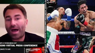 Eddie Hearn Downplays Tank Davis KO Win Over Leo Santa Cruz Says Tank KO'd A Bantamweight