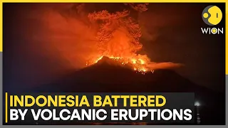 Indonesia battered by volcanic eruptions, at least 800 evacuated after eruption | Latest News | WION