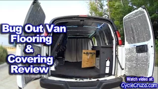 Bug Out Van Flooring and Covering Review