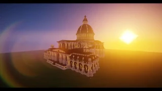 Minecraft Cathedral Timelapse
