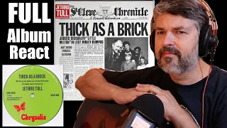 Jethro Tull Full Album "Thick as a Brick"  (reaction episode 434)