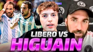 DAVOO XENEIZE REACCIONA AL LIBERO VS GONZALO HIGUAIN