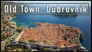 Drone footage of Old Town, Dubrovnik