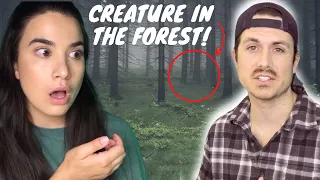 Teen TERRORISED by creature in the forest (scary!)  |  MrBallen reaction