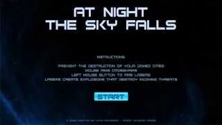 At Night The Sky Falls: "Warning!" State, Game Over Tweaks