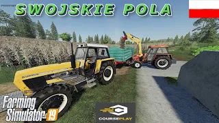 Automatyczne ładowanie🚜  kiszonki 🌾 i sprzedaż  COURSEPLAY Swojskie Pola Farming Simulator 19 #21 pl
