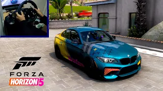 BMW M2 Coupe (2016) Exploring & Drifting | Forza Horizon 5 | Logitech Wheel Gameplay