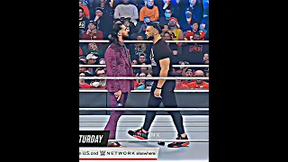 Roman reigns Super Man Punch Seth Rollins 🥵