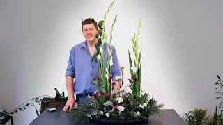 How To Make A Winter Floral Parallel Design