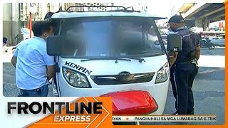 Ilang tricycle driver, nahuli sa Maynila sa gitna ng ban sa light electric vehicles