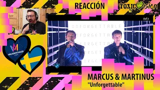 REACCIÓN - MARCUS & MARTINUS - "Unforgettable" - MELODIFESTIVALEN 2024