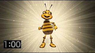Buzz-ting a move: 1-Minute Countdown Timer with Groovy Bee Dance! 🐝