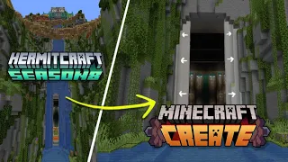 Transforming the ENTIRE Hermitcraft world with Create Mod