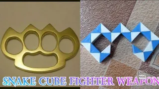 #fighterweapon how to make fighterweapon  with snake cube 24 pieces