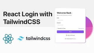Tutorial React Login with Tailwind CSS | 2022