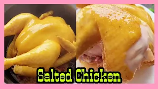 SALTED CHICKEN COOK IN THE RICE COOKER