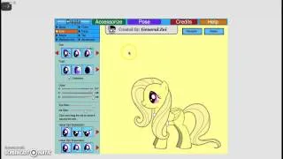 (pony creator) five nights at freddys How to make Chica (fluttershy chica)